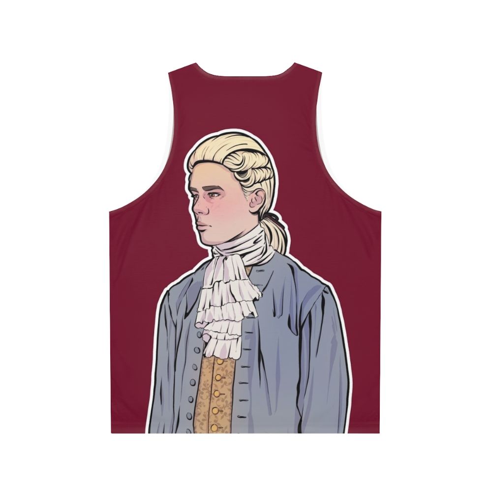 Young Royals Prince Wilhelm Fanart Unisex Tank Top - Back