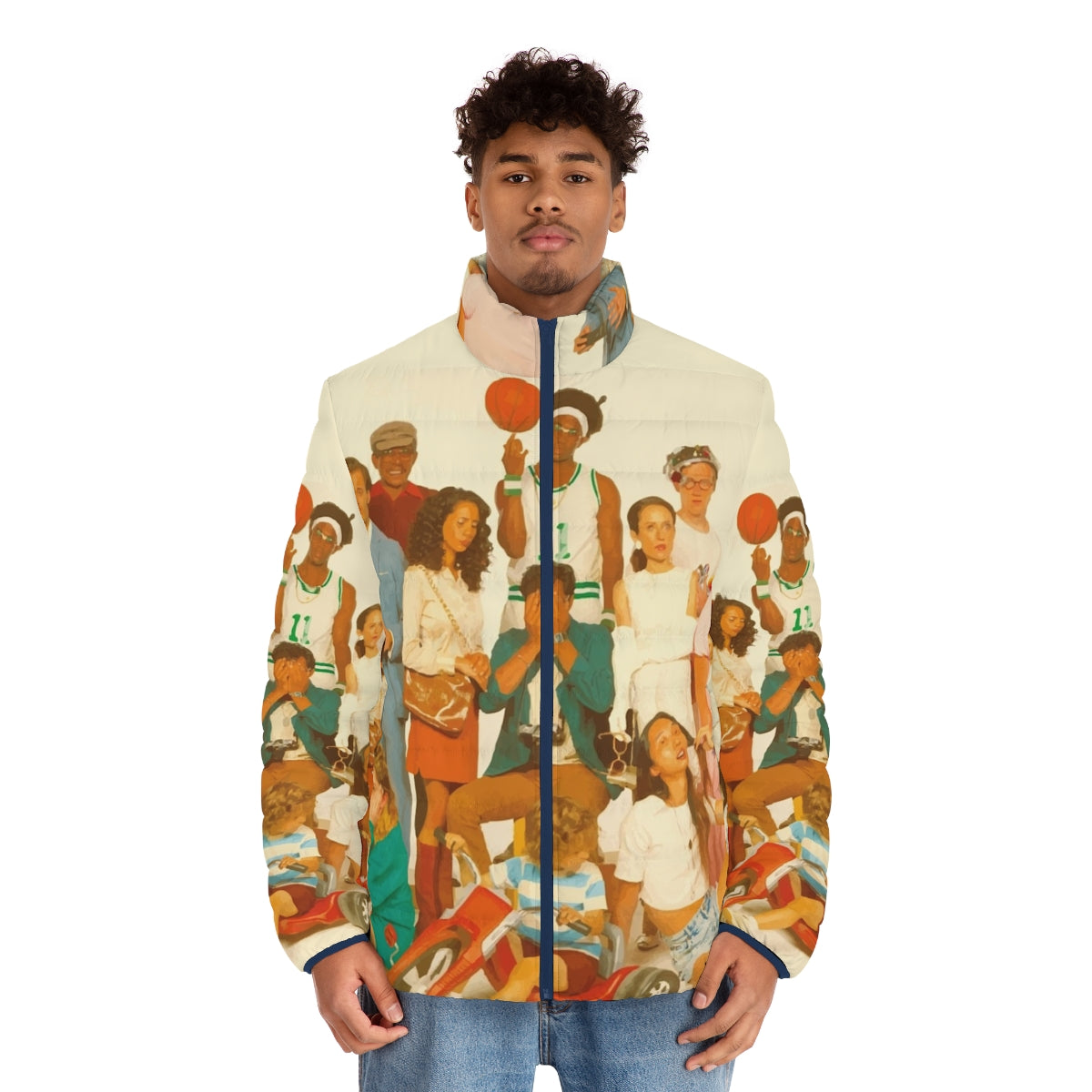 Glass Animals "How To Be A Human Being" Puffer Jacket - men front