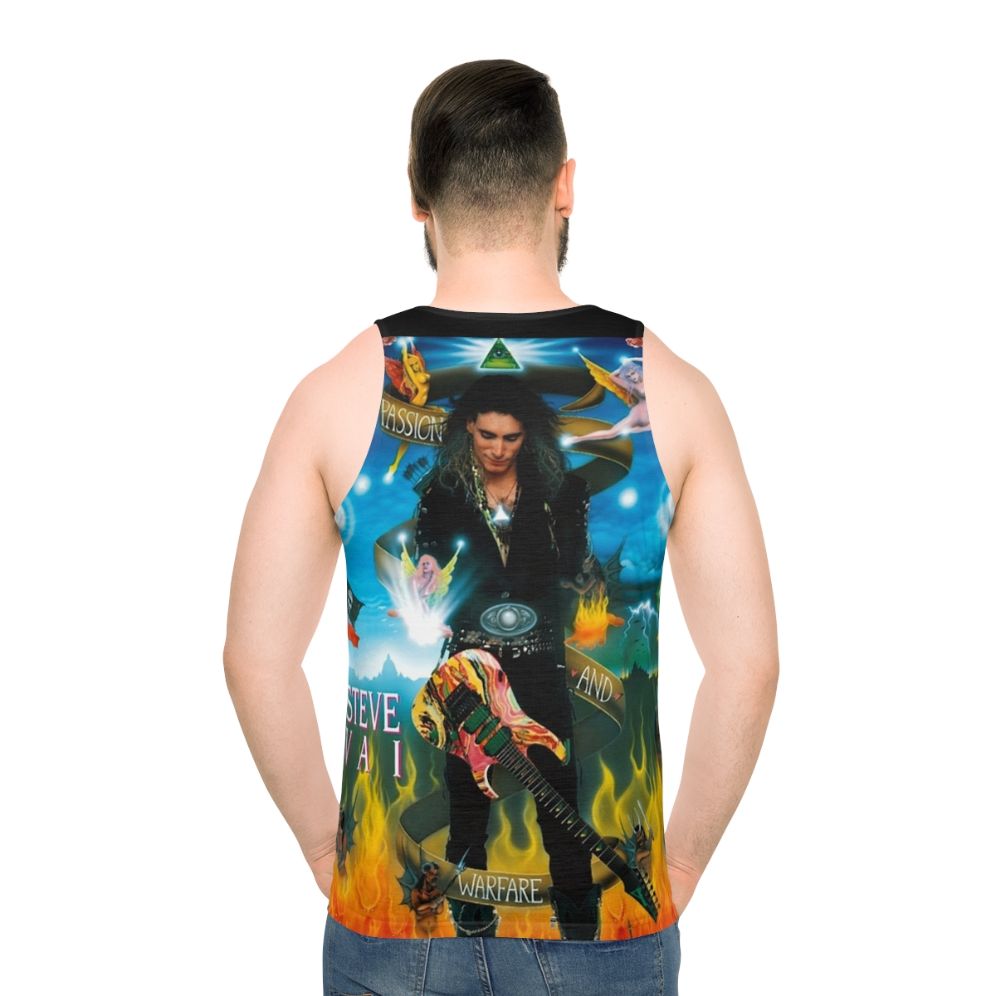 Guitarist Music Style Steve Vai Unisex Tank Top - men back