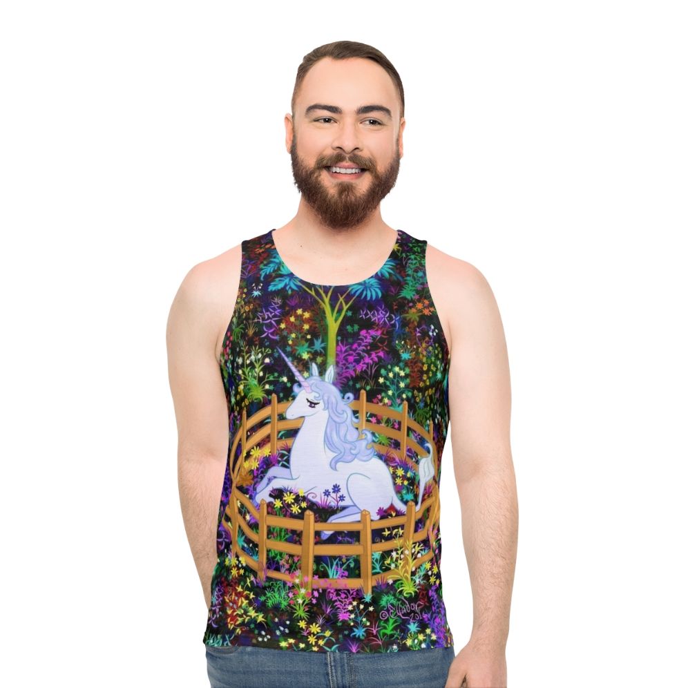 The Last Unicorn in Captivity Unisex Tank Top - men