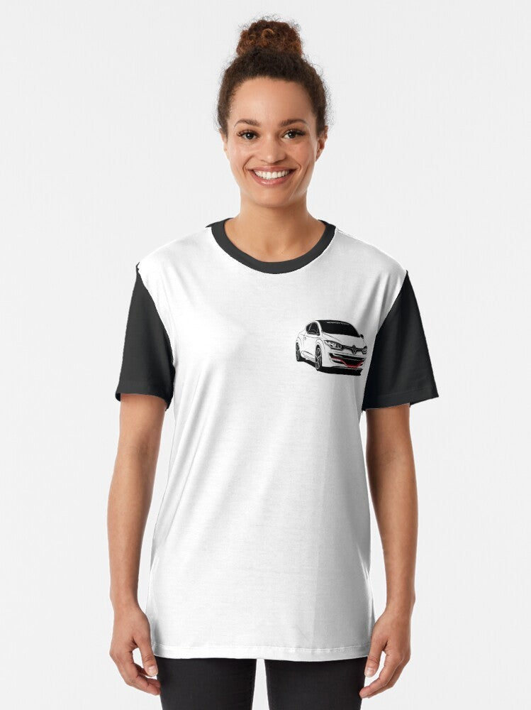 Renault Megane 3 RS Graphic T-Shirt with Car Enthusiast Design - Women