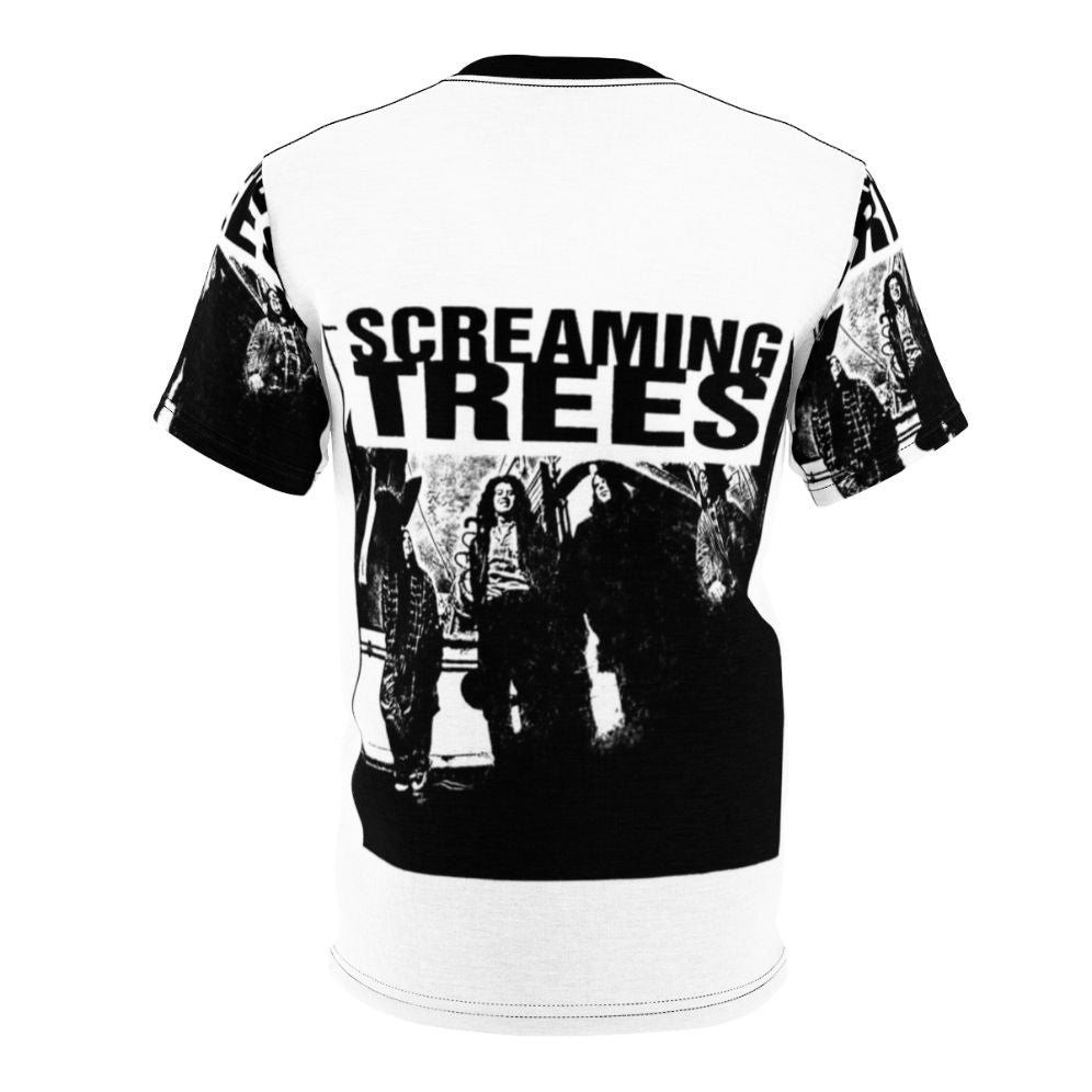 Screaming Trees Grunge Rock Band Poster T-Shirt - Back