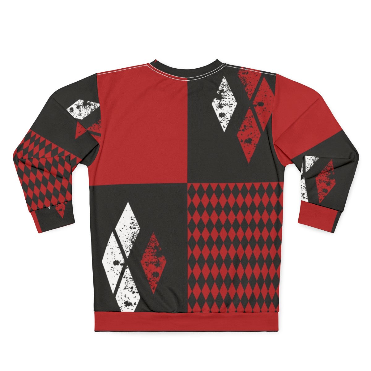 Harley Quinn Diamond Print Sweatshirt - Back