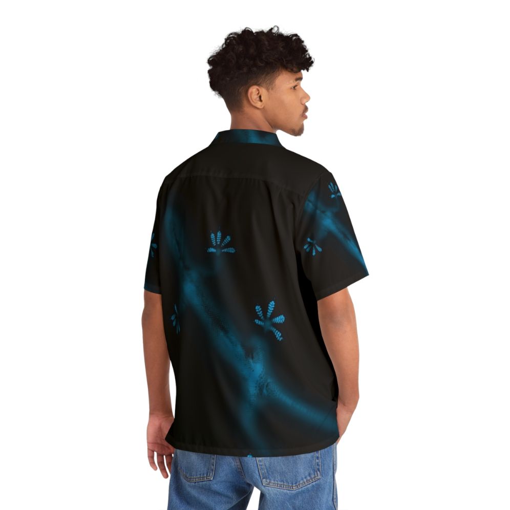 Blue Gecko Hawaiian Shirt - People Back