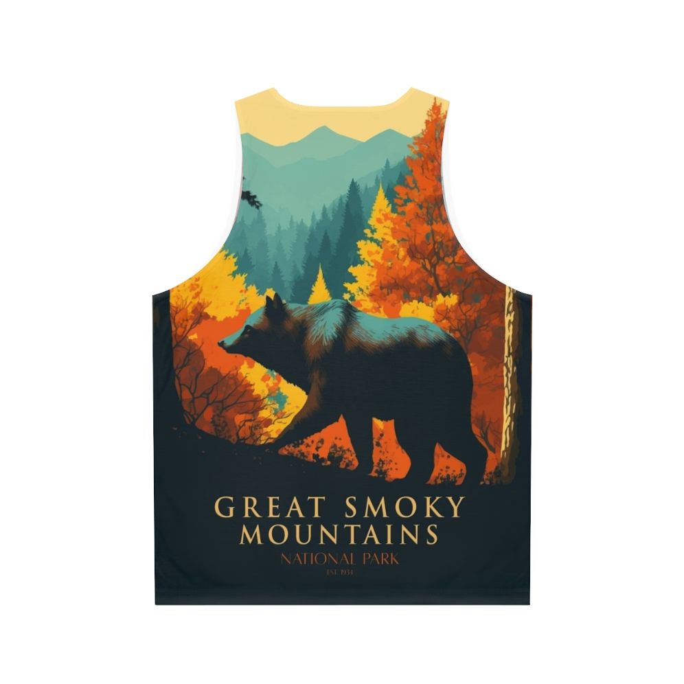 Great Smoky Mountains Unisex Tank Top - Back