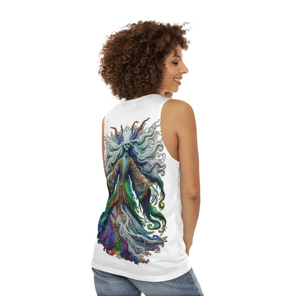 Colorfull Banshee Unisex Fantasy Tank Top - women back