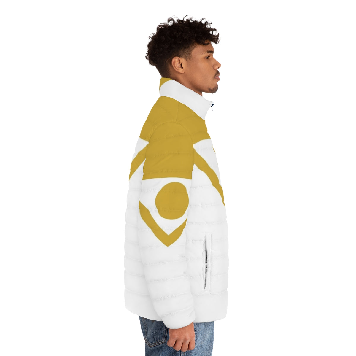 Apollo Puffer Jacket - A stylish and warm superhero-themed outerwear - men side right