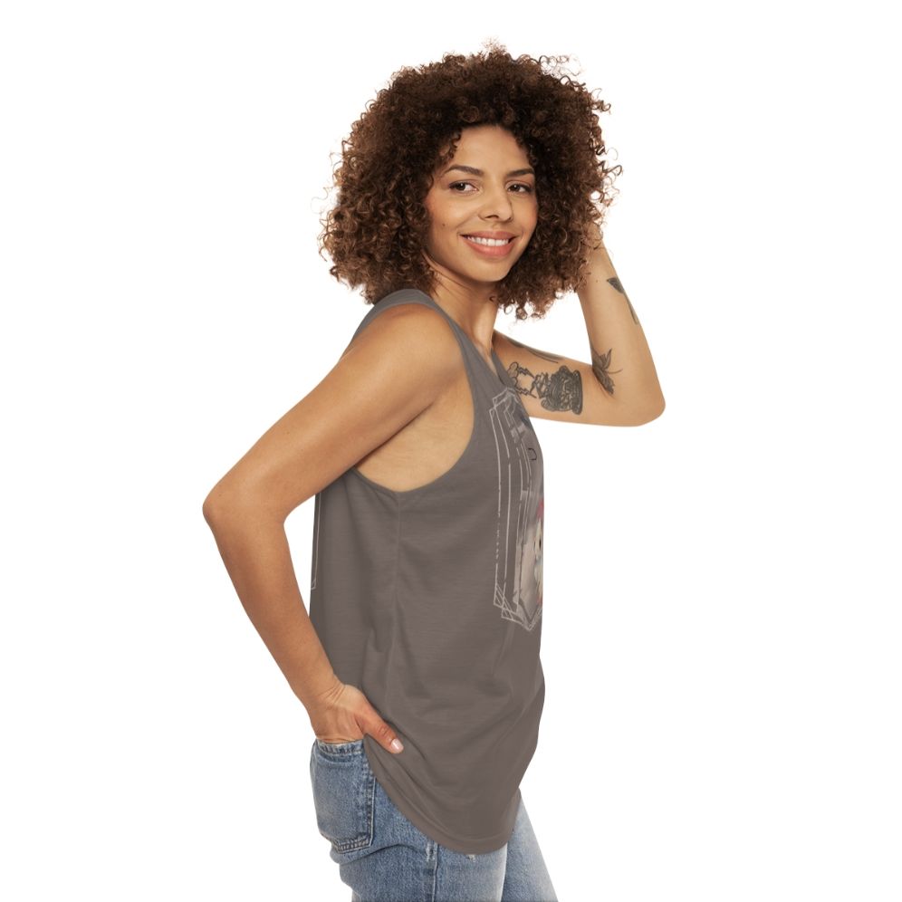 Dune Sand Mouse Unisex Tank Top - women side