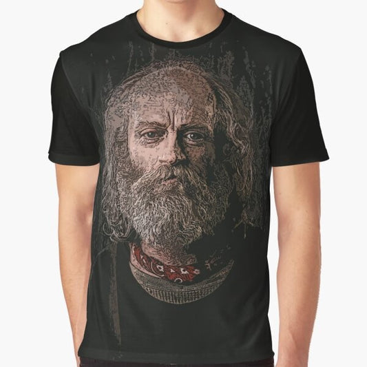 Z Nation - Doc Portrait Graphic T-Shirt featuring the character Doc from the TV series Z Nation