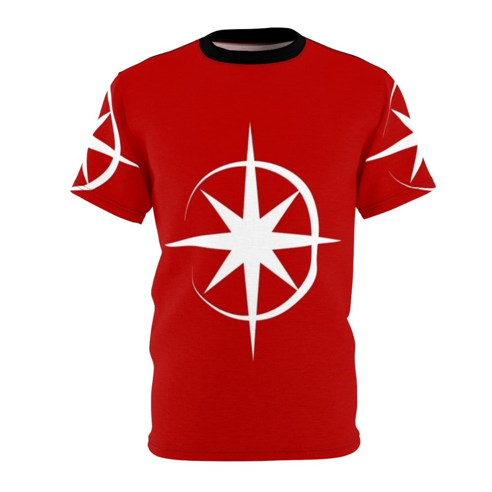 Cosmic star graphic design printed on a high-quality t-shirt