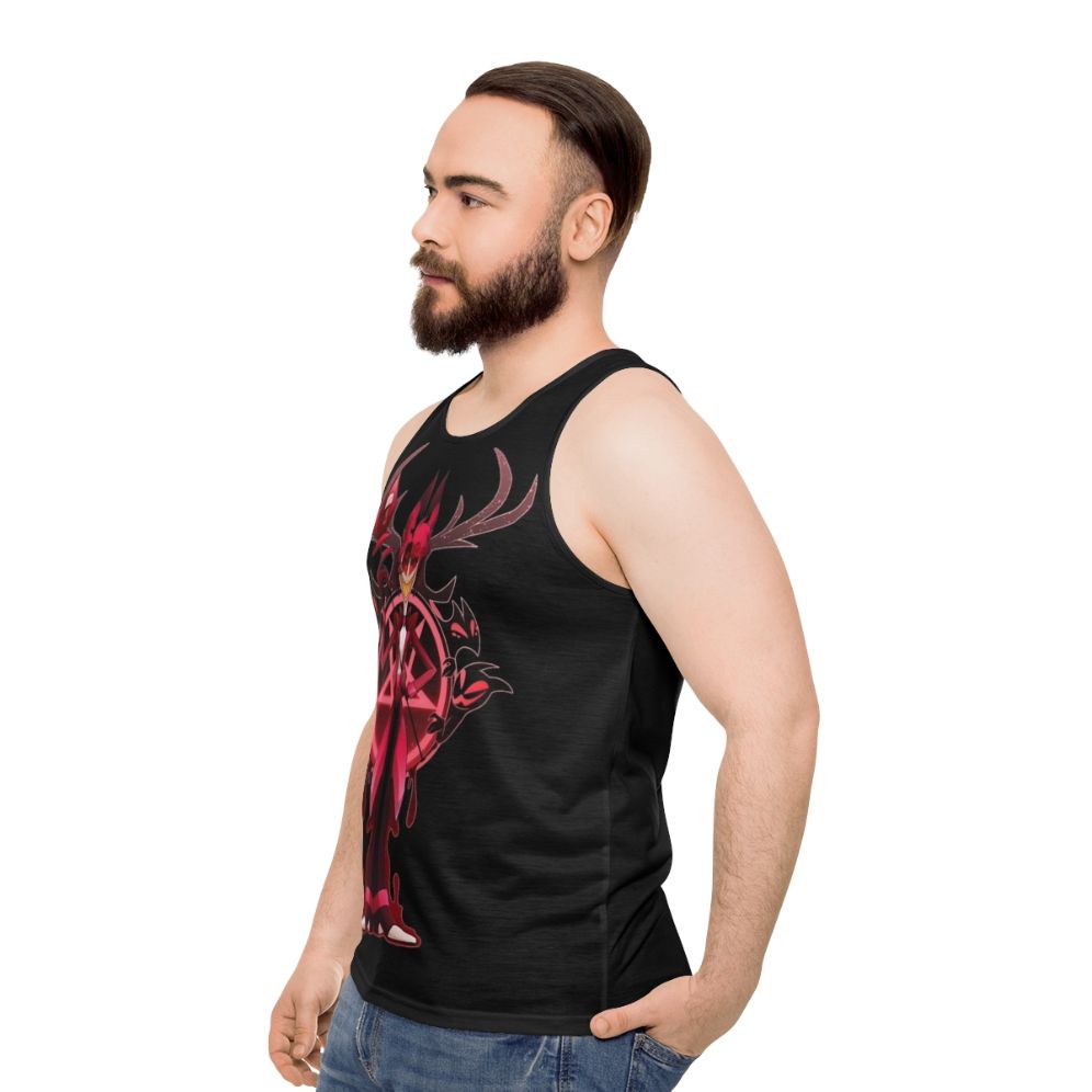 Hazbin Hotel Alastor Unisex Tank Top - men side