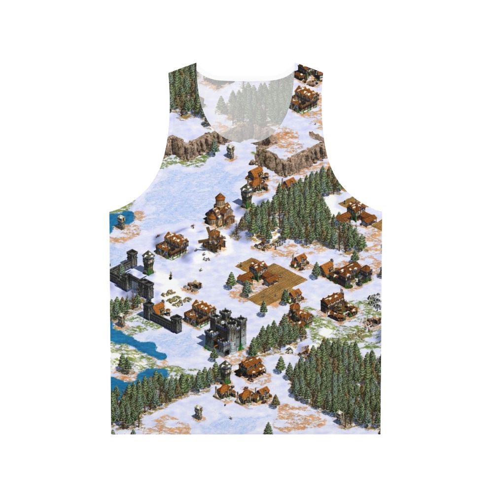 Vintage Age of Empires Snowy Landscape Unisex Tank Top