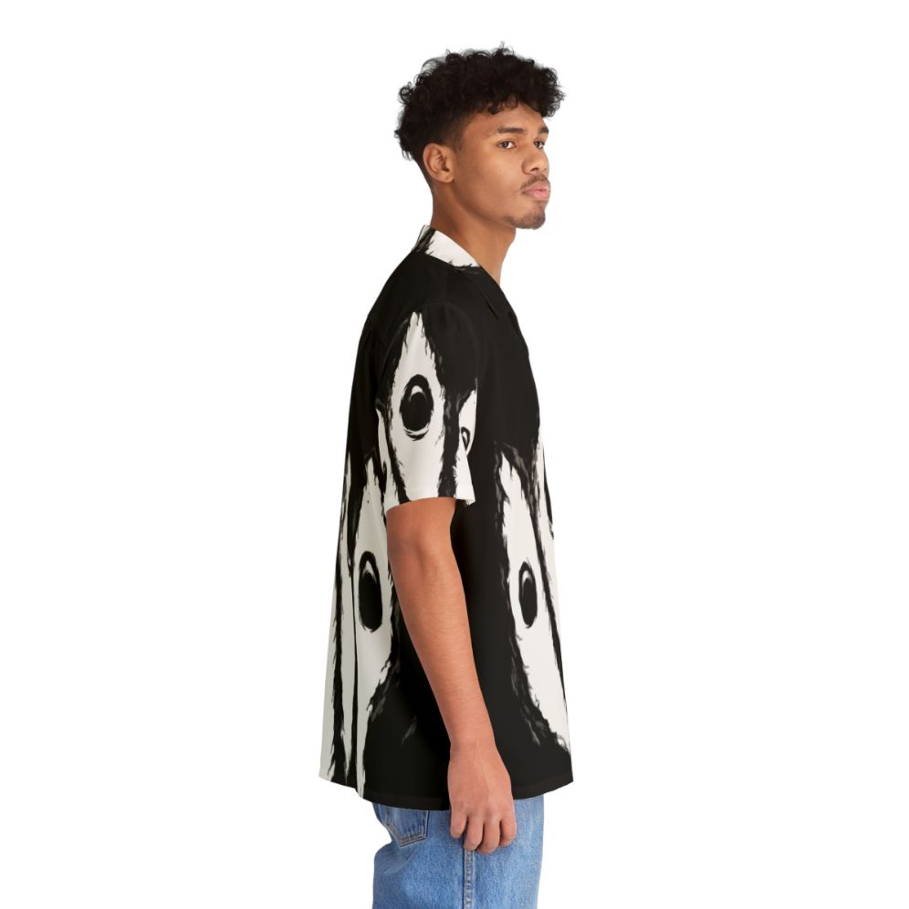 Kishin Eyes Hawaiian Shirt - Manga Inspired Graphic Tee - People Pight