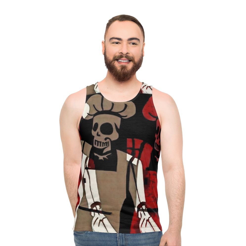 Skeleton Chef Unisex Tank Top - men