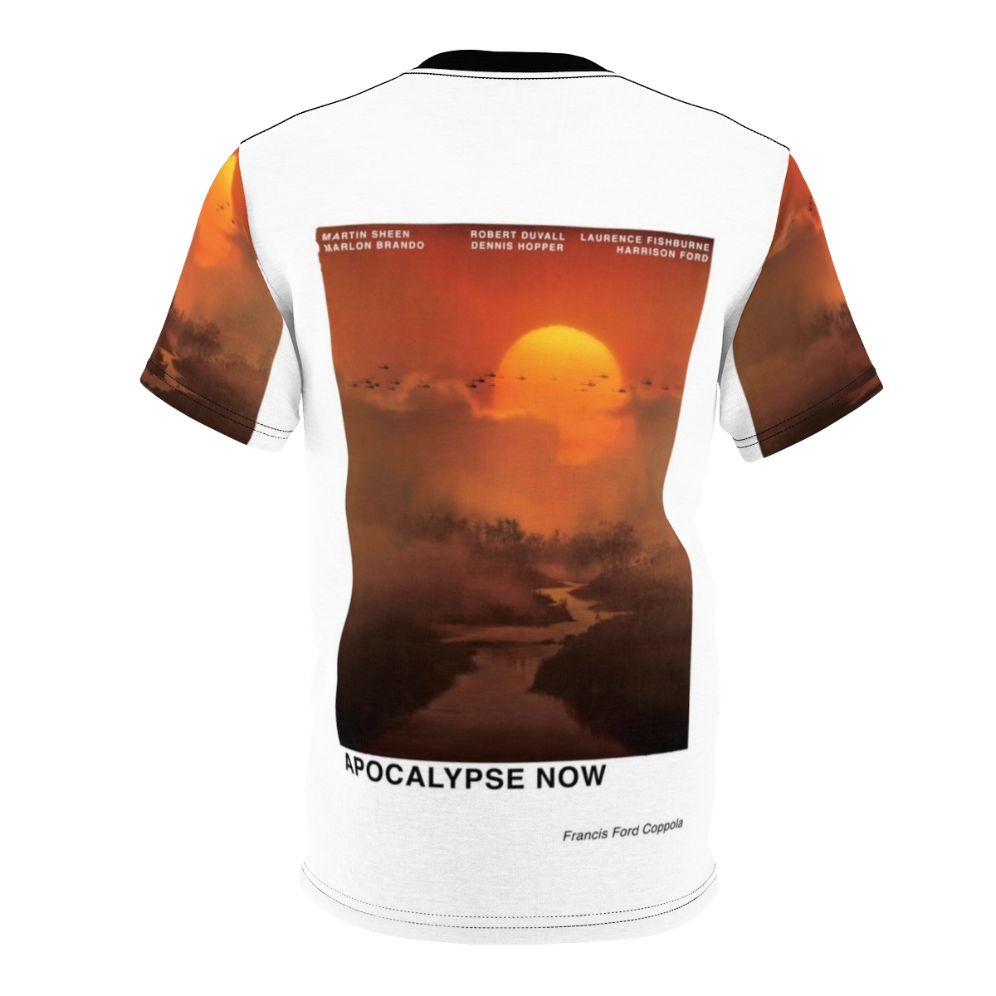 Minimalist t-shirt design inspired by the cult film "Apocalypse Now" by Francis Ford Coppola - Back