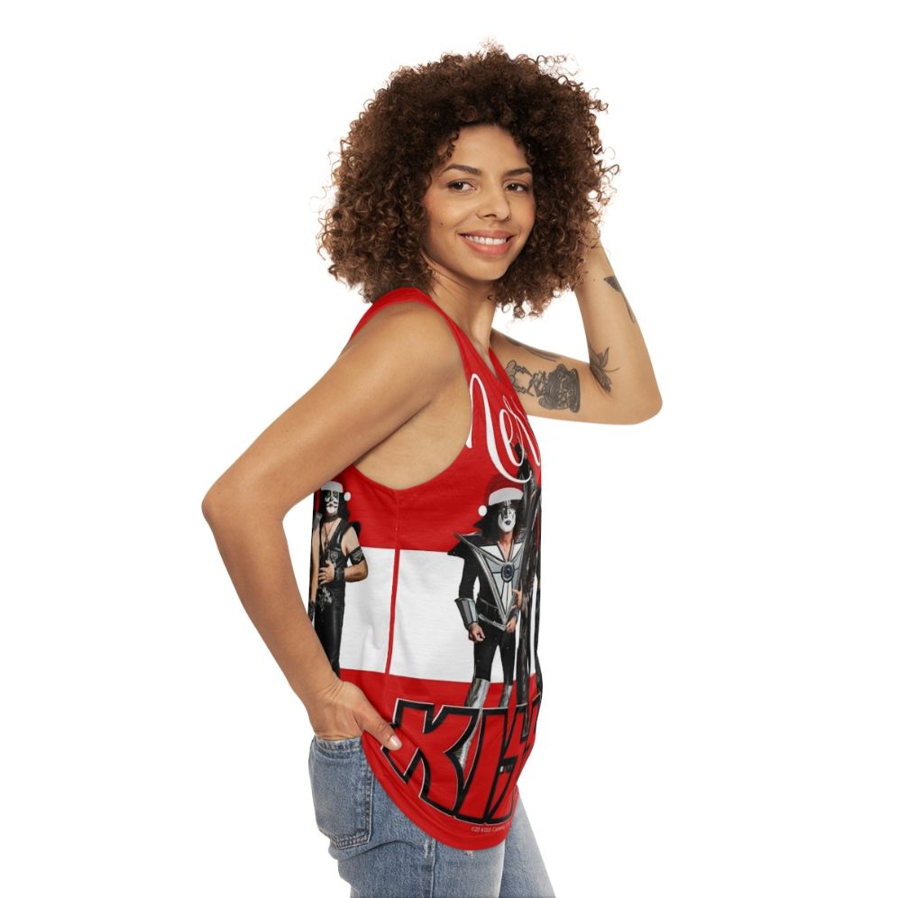 Merry Kissmas 2020 Unisex Holiday Tank Top - women side