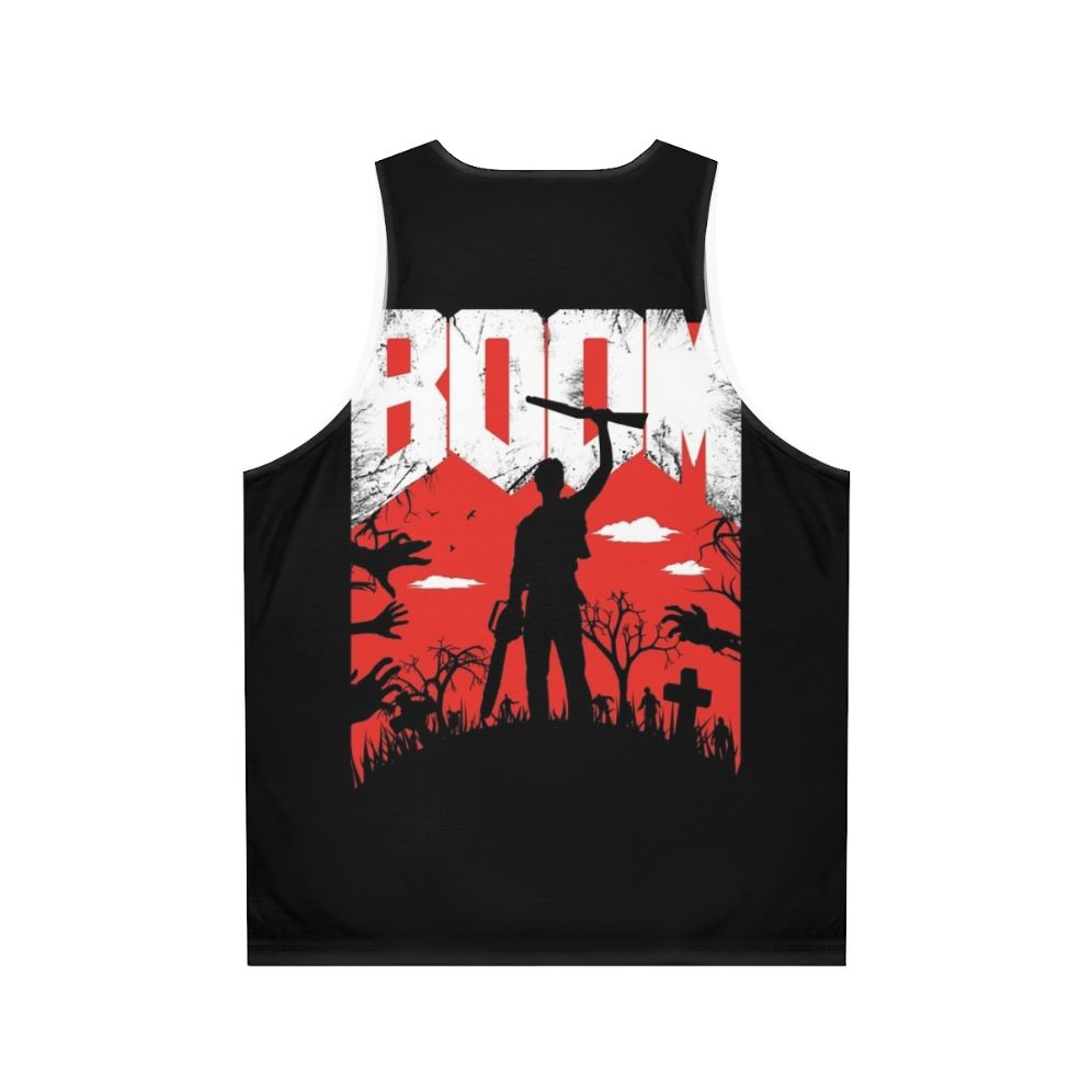 "This Is My Boomstick" Unisex Tank Top featuring a pop culture design - Back