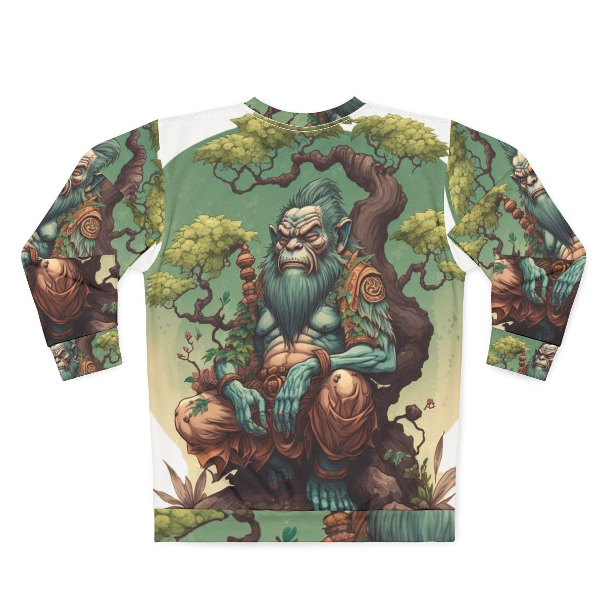 Legendary Ape Sweatshirt featuring a mythical primate design - Back