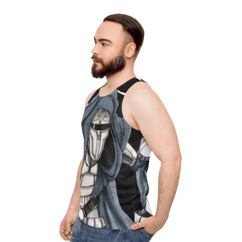 Darth Revan unisex star wars tank top - men side