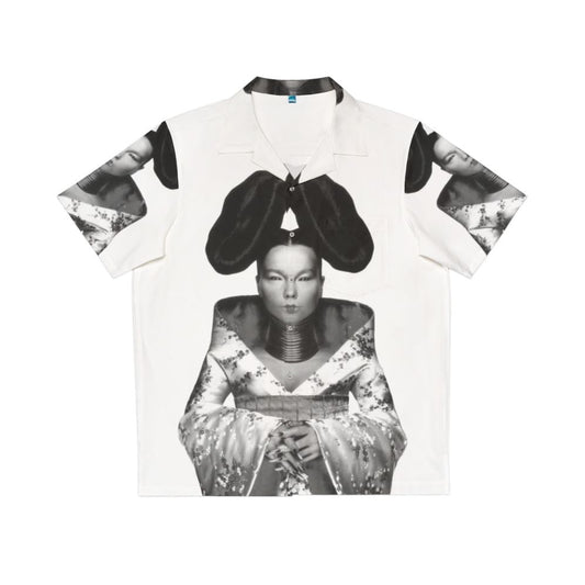 Bjork Hawaiian Shirt with Iconic Album Art Design