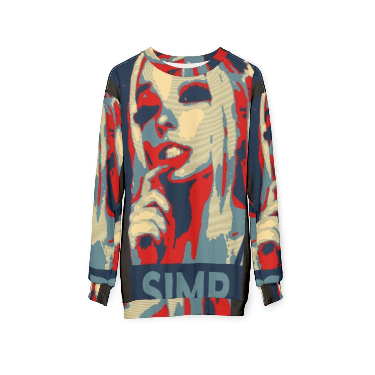 Belle Delphine Simp Punk Sweatshirt - hanging