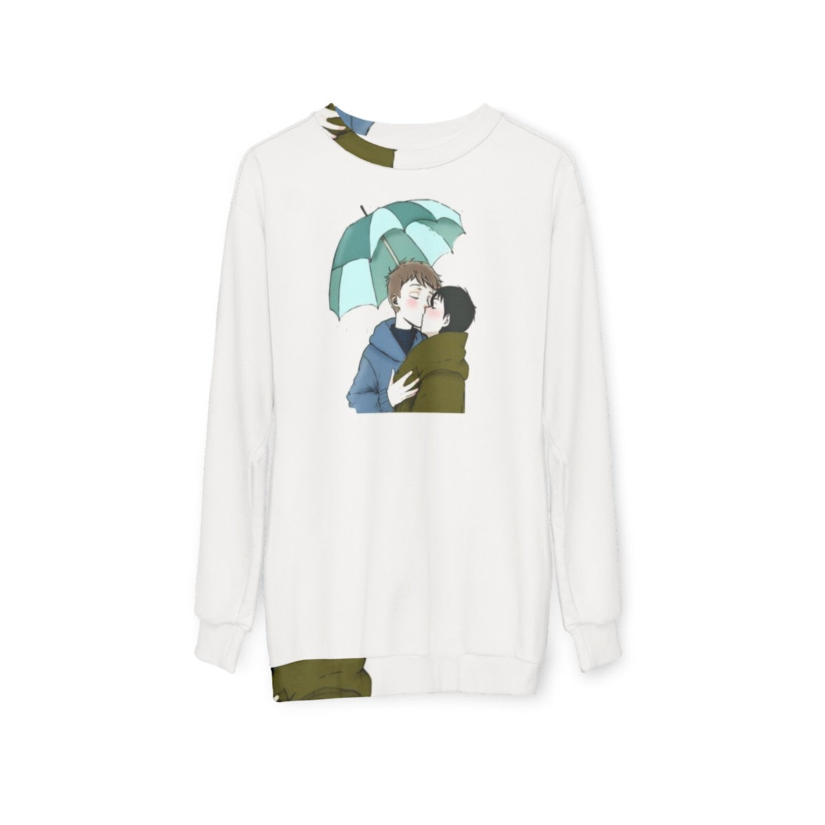 Heartstopper Nick and Charlie Inspired Sweatshirt - hanging