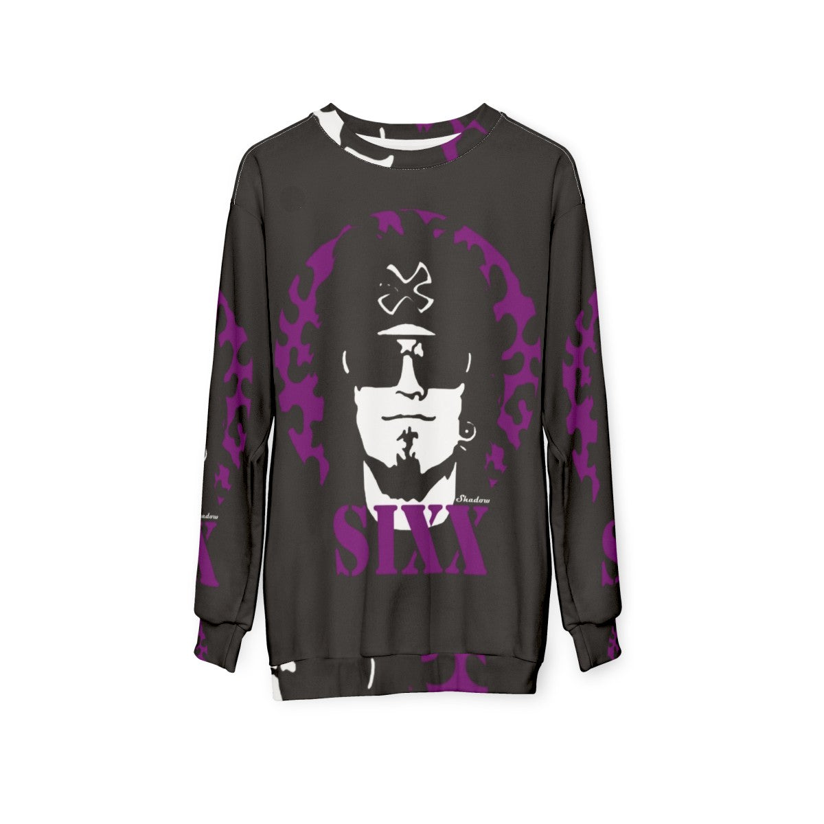 Nikki Sixx Heavy Metal Music Icon Sweatshirt - hanging