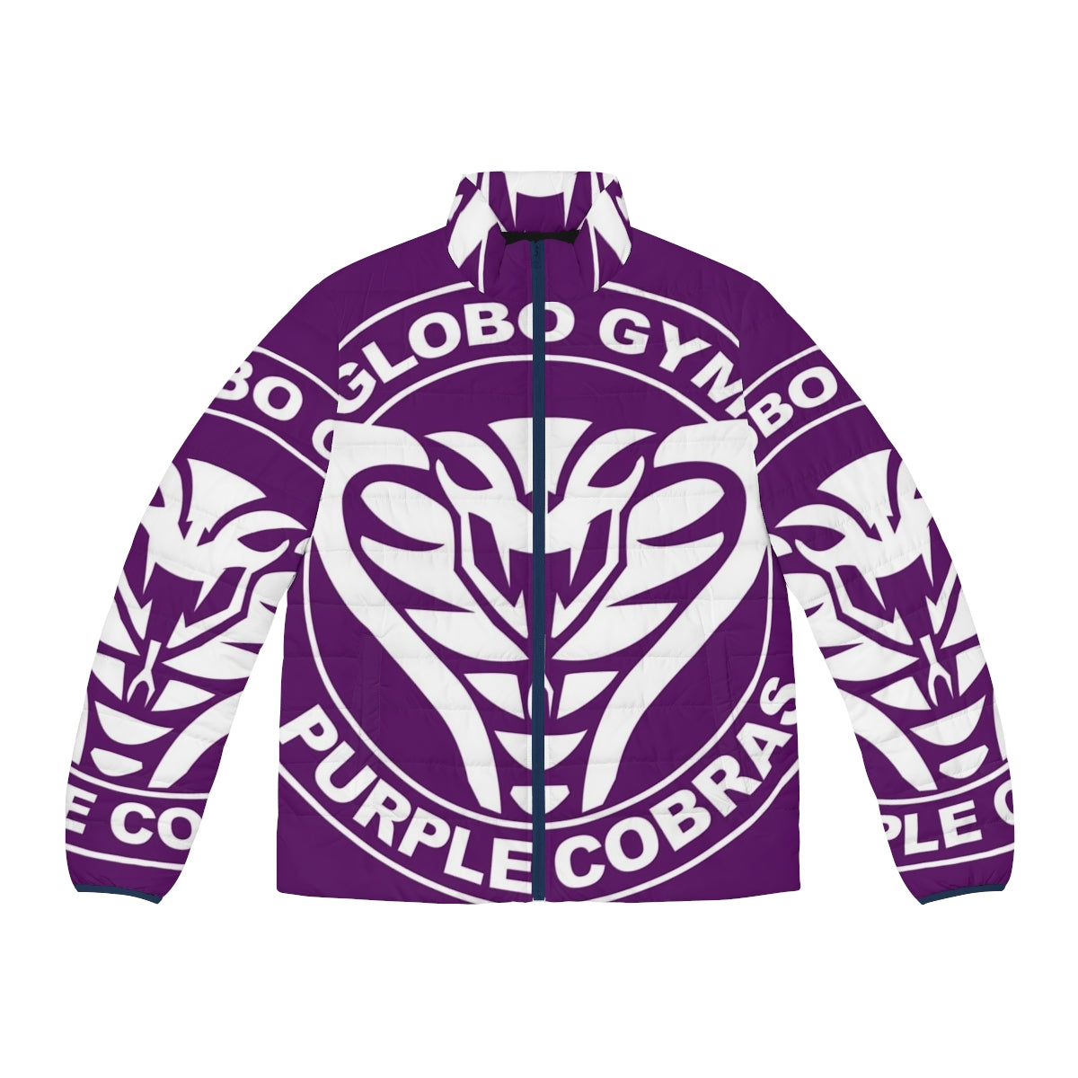 Purple Cobras Puffer Jacket from the Dodgeball Movie featuring Ben Stiller and Vince Vaughn