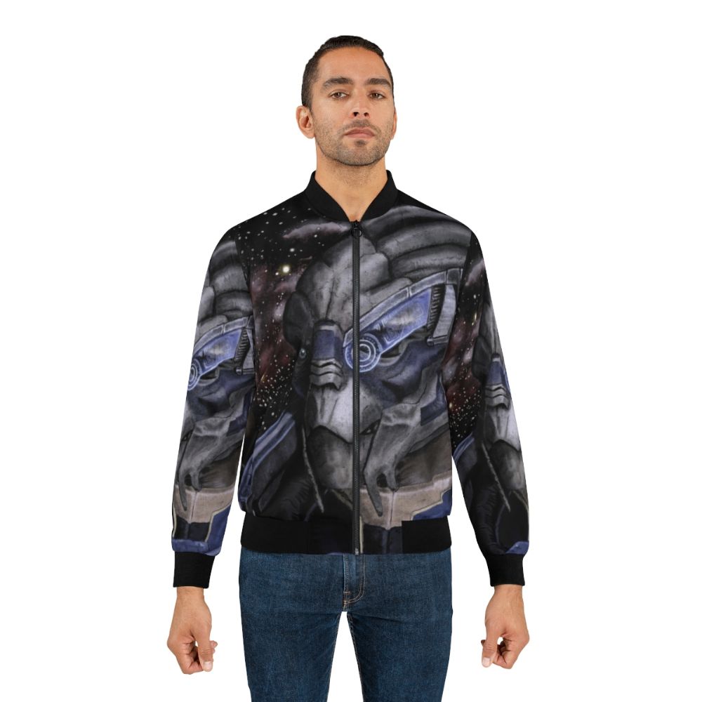 Mass Effect Thane Krios and Garrus Vakarian Bomber Jacket - Lifestyle