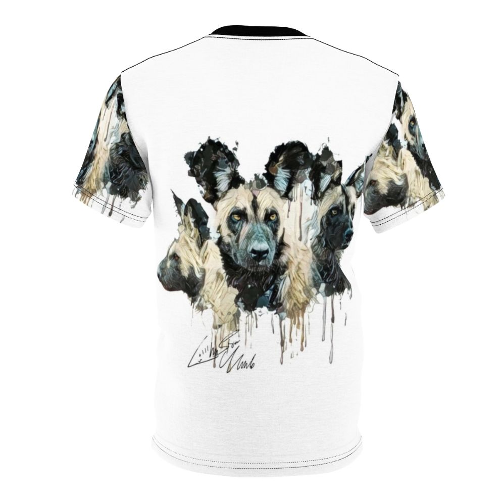 Cerberus Wild Dog Graphic T-shirt - Back