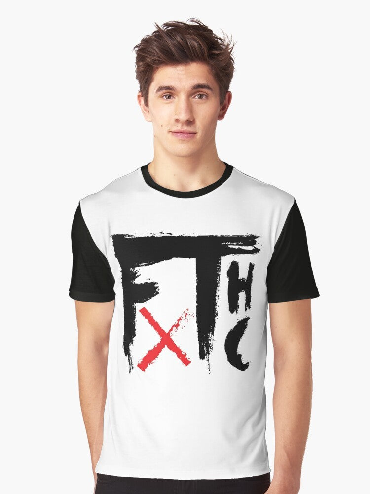 Frank Turner FTHC graphic t-shirt design - Men