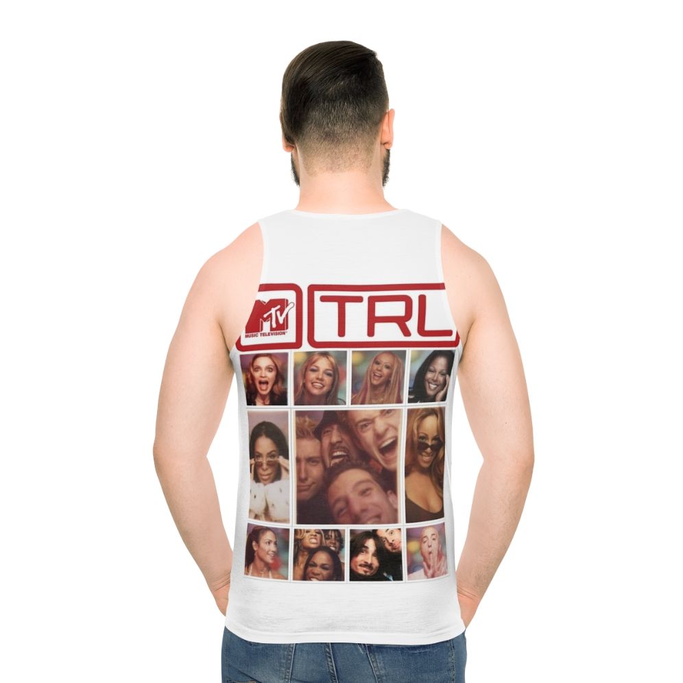 Unisex Retro Pop Culture Tank Top - men back