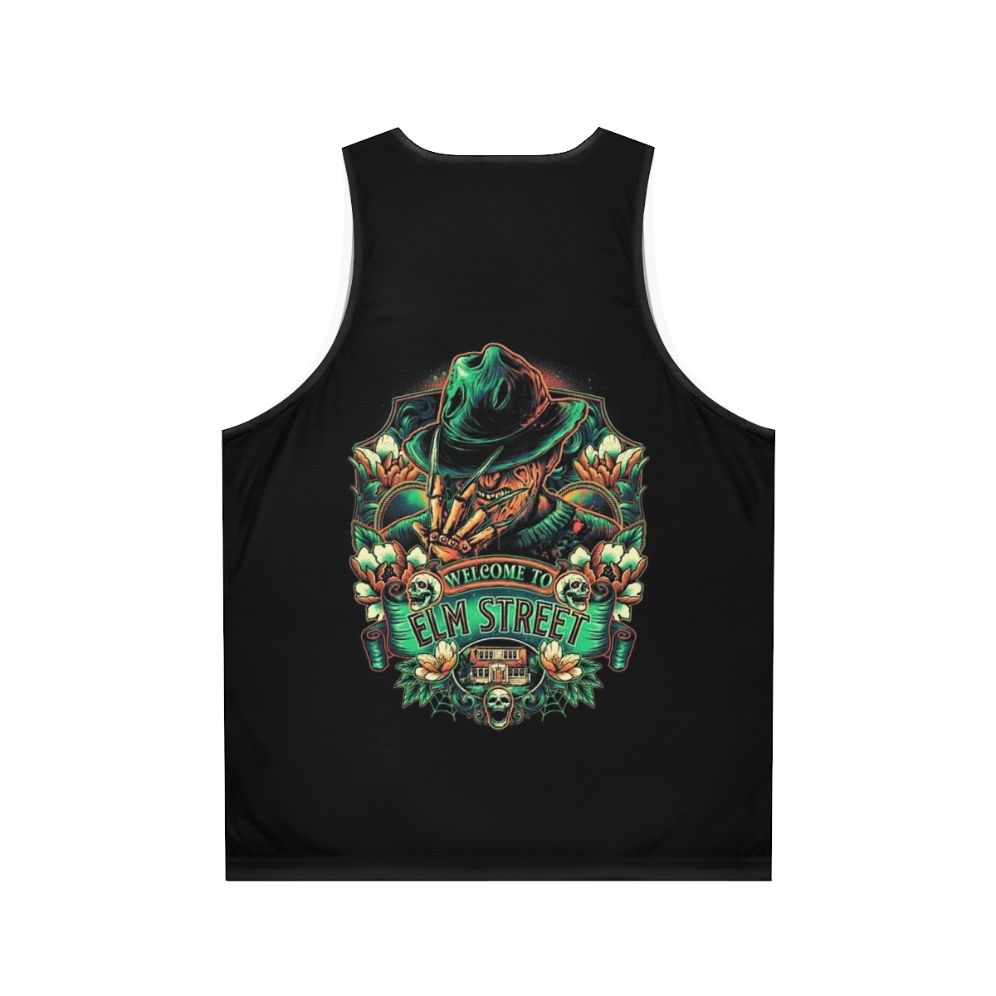 Unisex horror movie tank top - Back