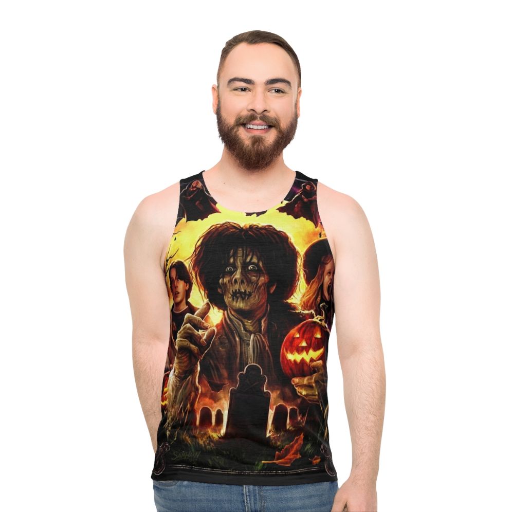 Spooky Halloween Witches Unisex Tank Top - men