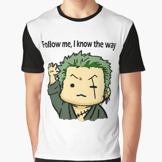 One Piece Roronoa Zoro Anime Graphic T-Shirt