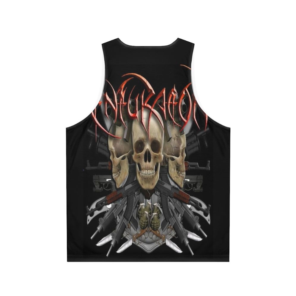 Unisex Band Art Death Metal Tank Top - Back