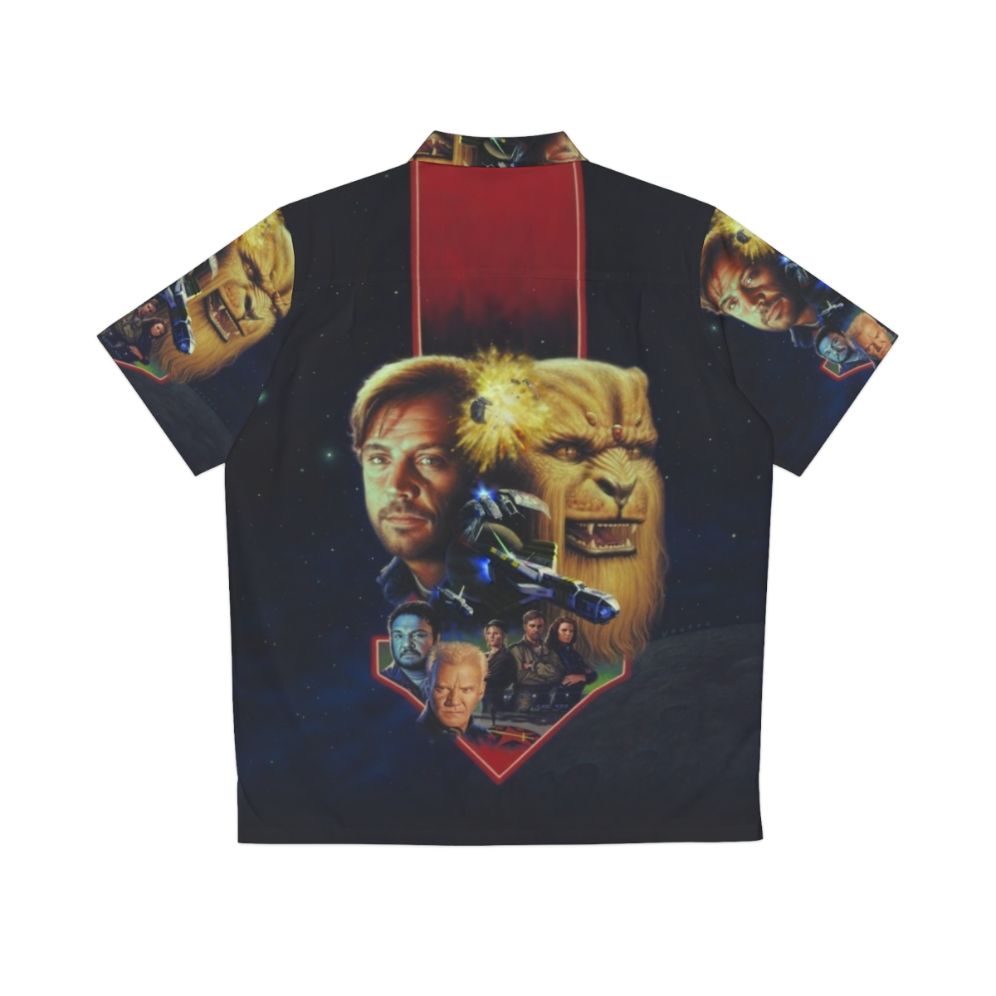 Wing Commander III Key Art Hawaiian Shirt - Back