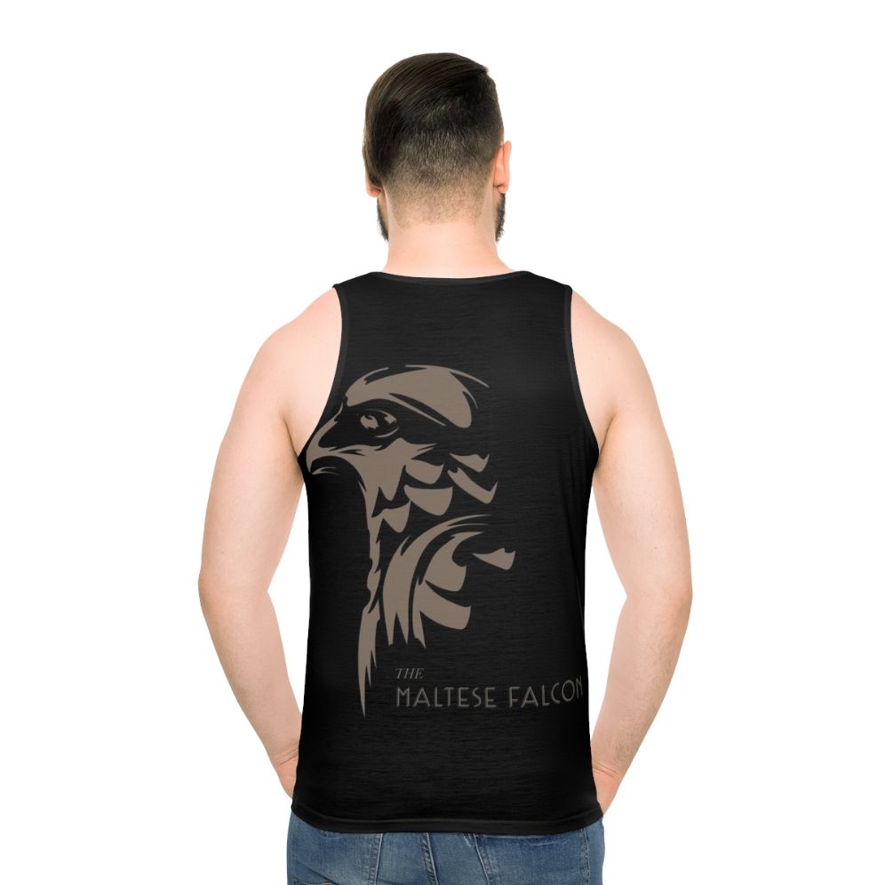 Maltese Falcon Unisex Tank Top - men back