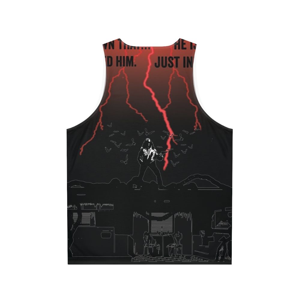 Stranger Things Eddie Munson Unisex Tank Top - Back