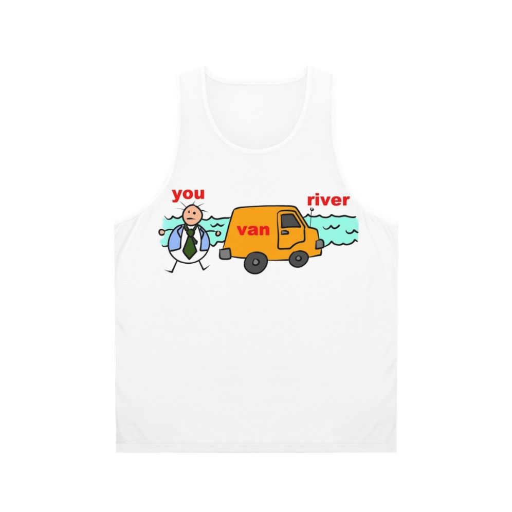 Chris Farley's "Van Down By The River" Unisex Tank Top