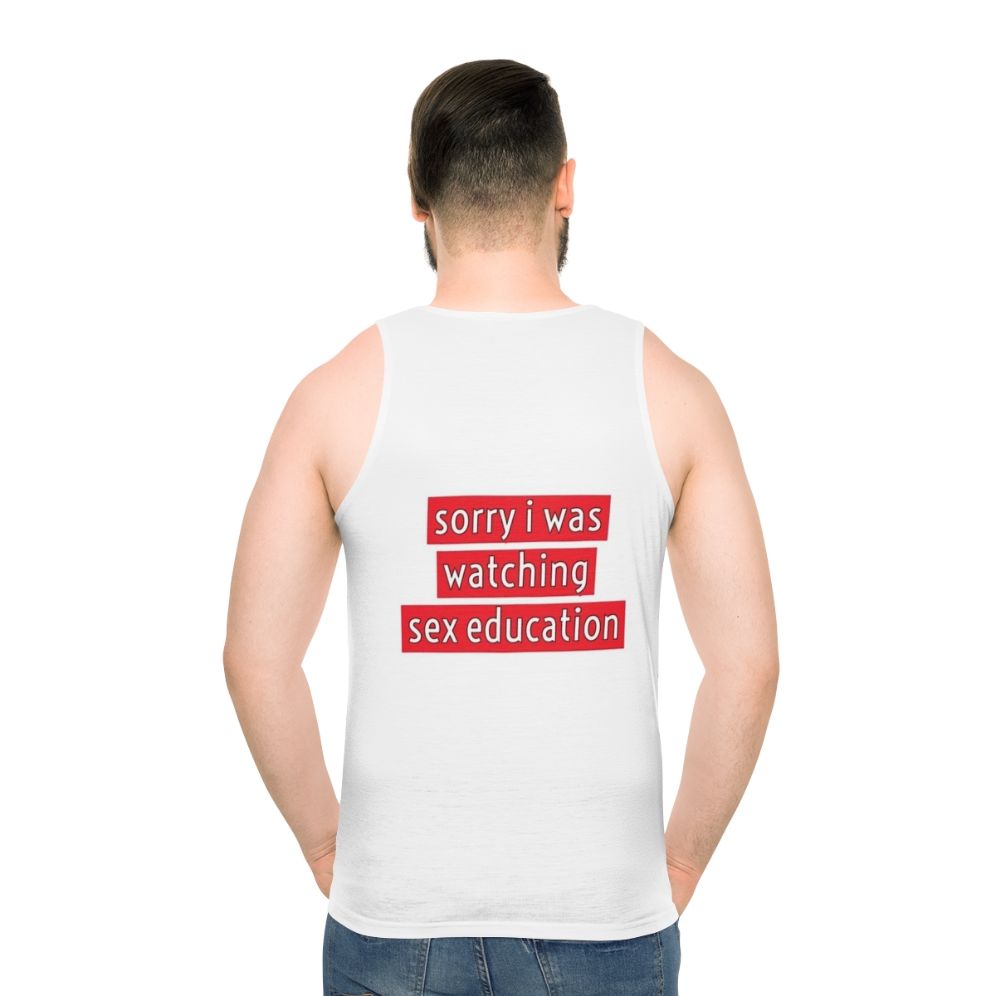 Sex Education Netflix Unisex Tank Top - men back