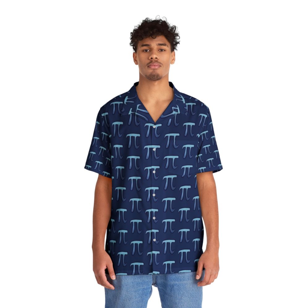 Pi Symbol Hawaiian Shirt, Mathematics-Inspired Hawaiian Shirt - People Front