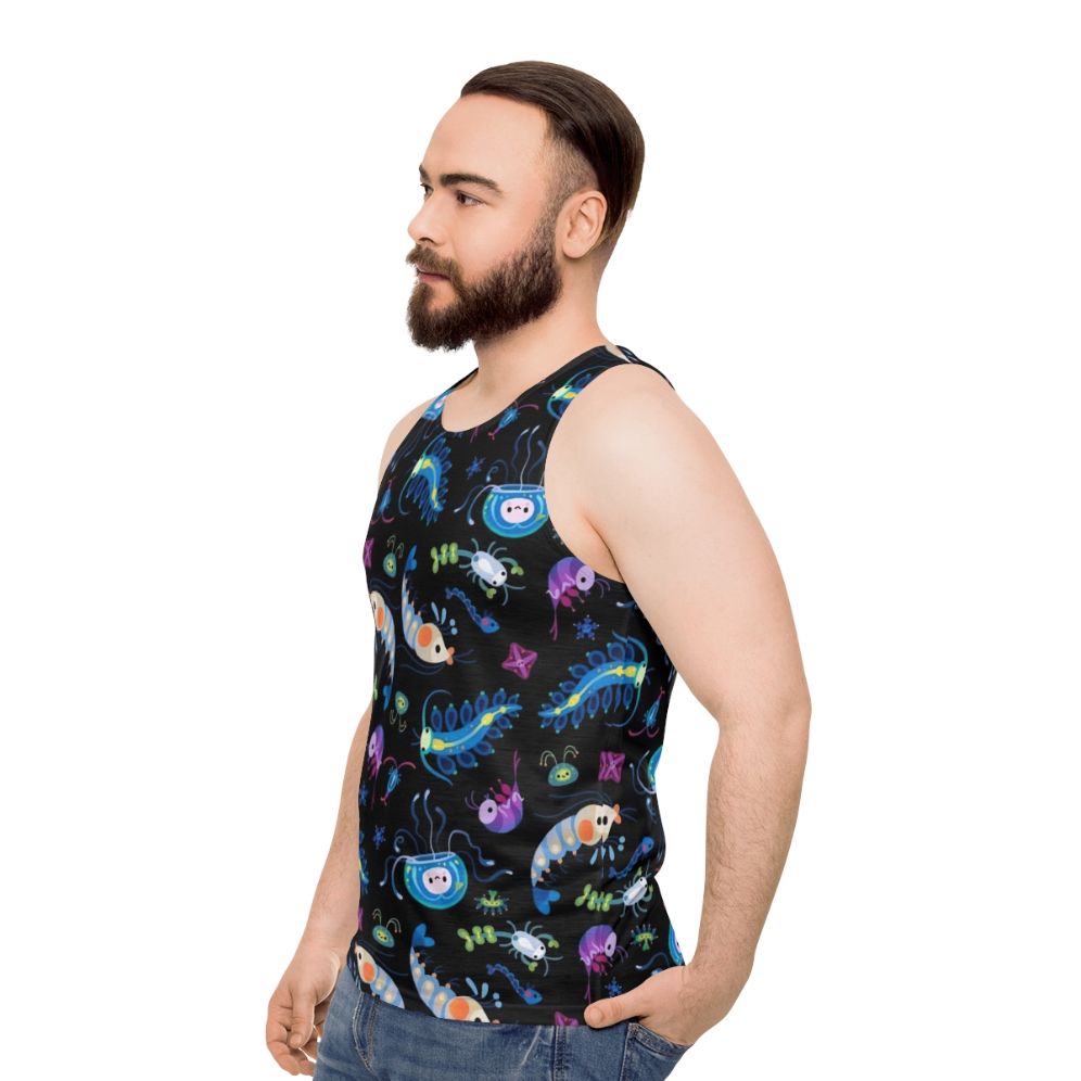 Zooplankton unisex tank top - men side