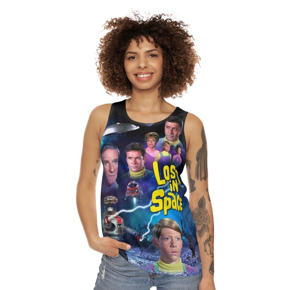 Lost In Space Unisex Sci-Fi Tank Top - women