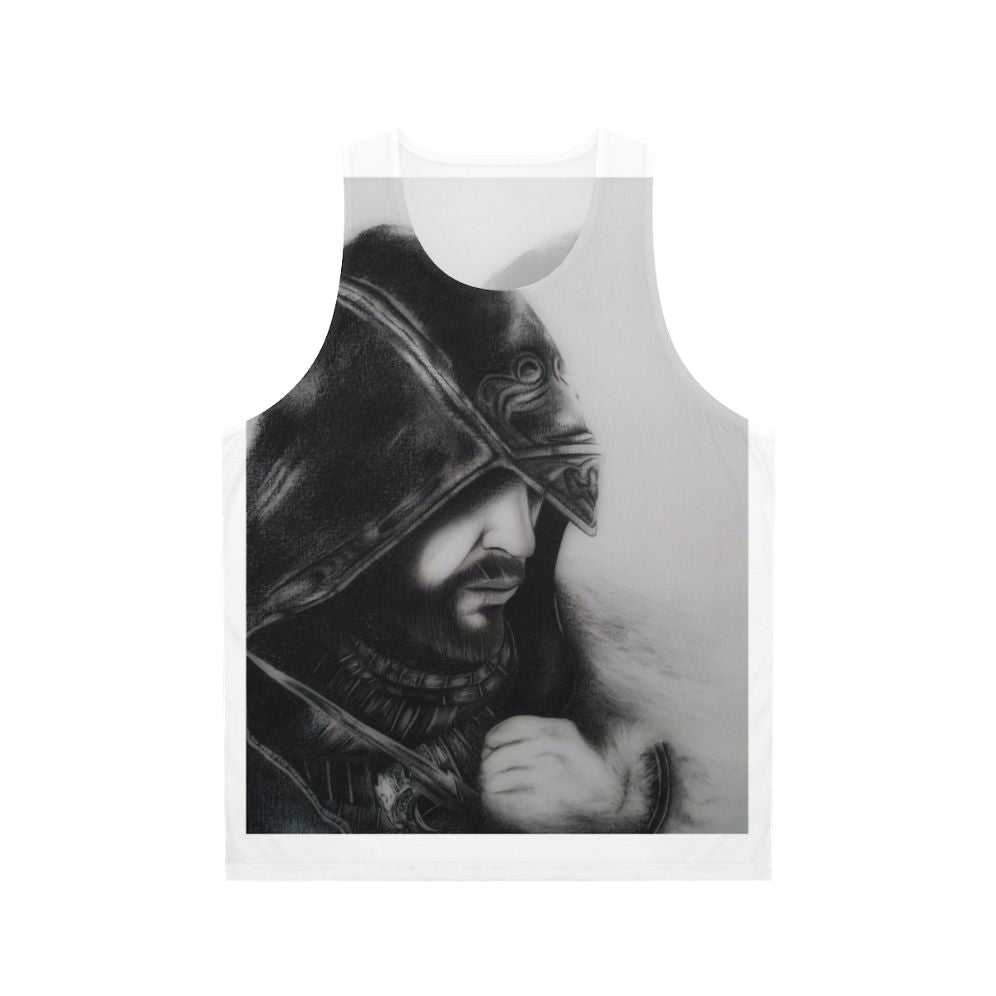 Assassin's Creed Pencil Art Unisex Tank Top