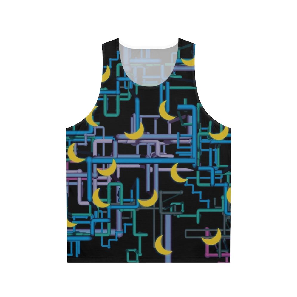 Dan Flashes Complicated Pattern Unisex Tank Top