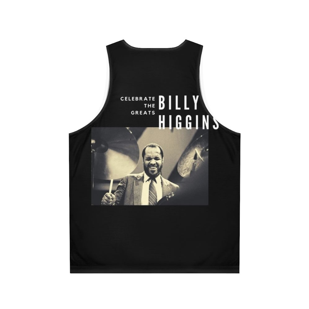 Unisex Tank Top Featuring Jazz Drummer Billy Higgins - Back