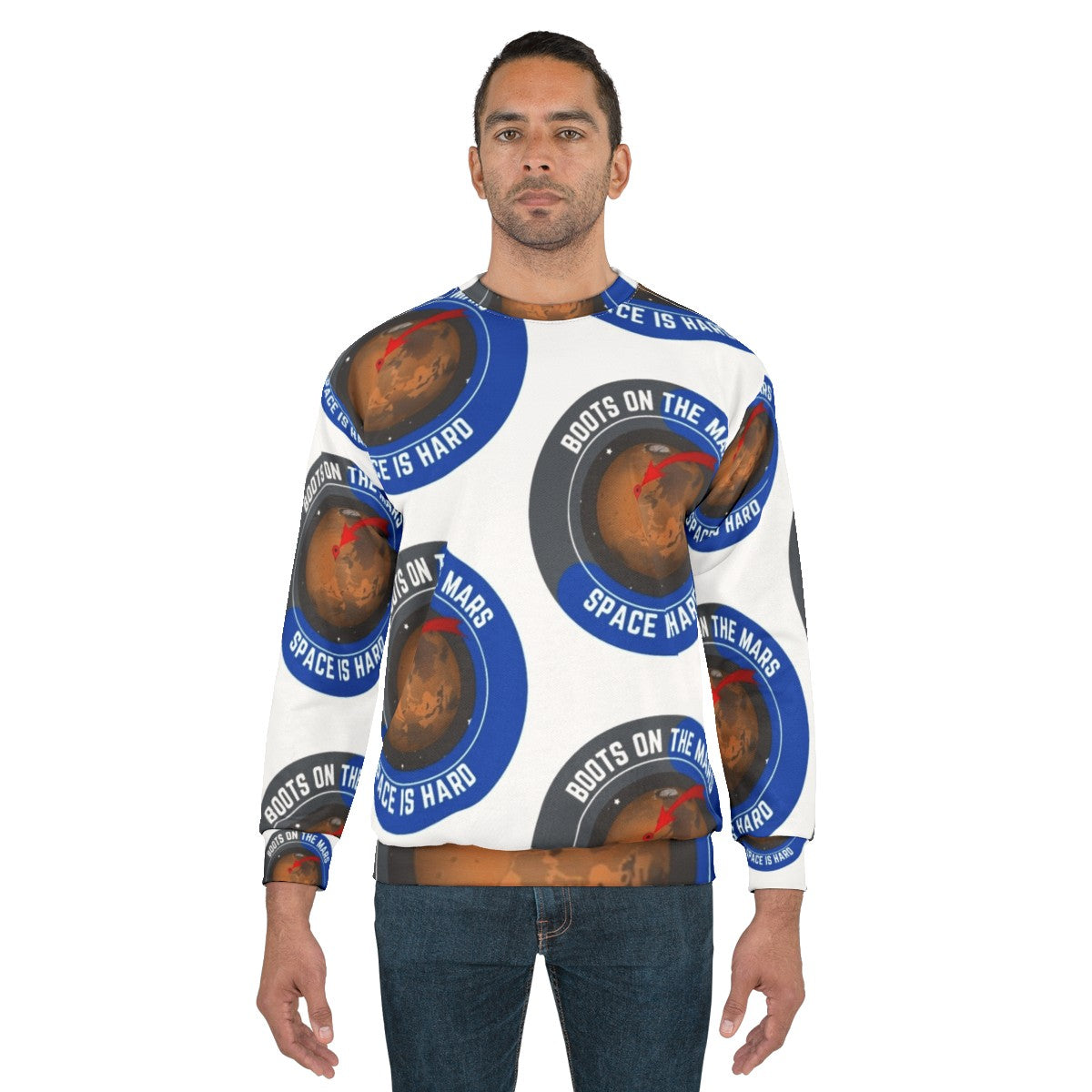 Space Force Boots On The Mars Sweatshirt - men