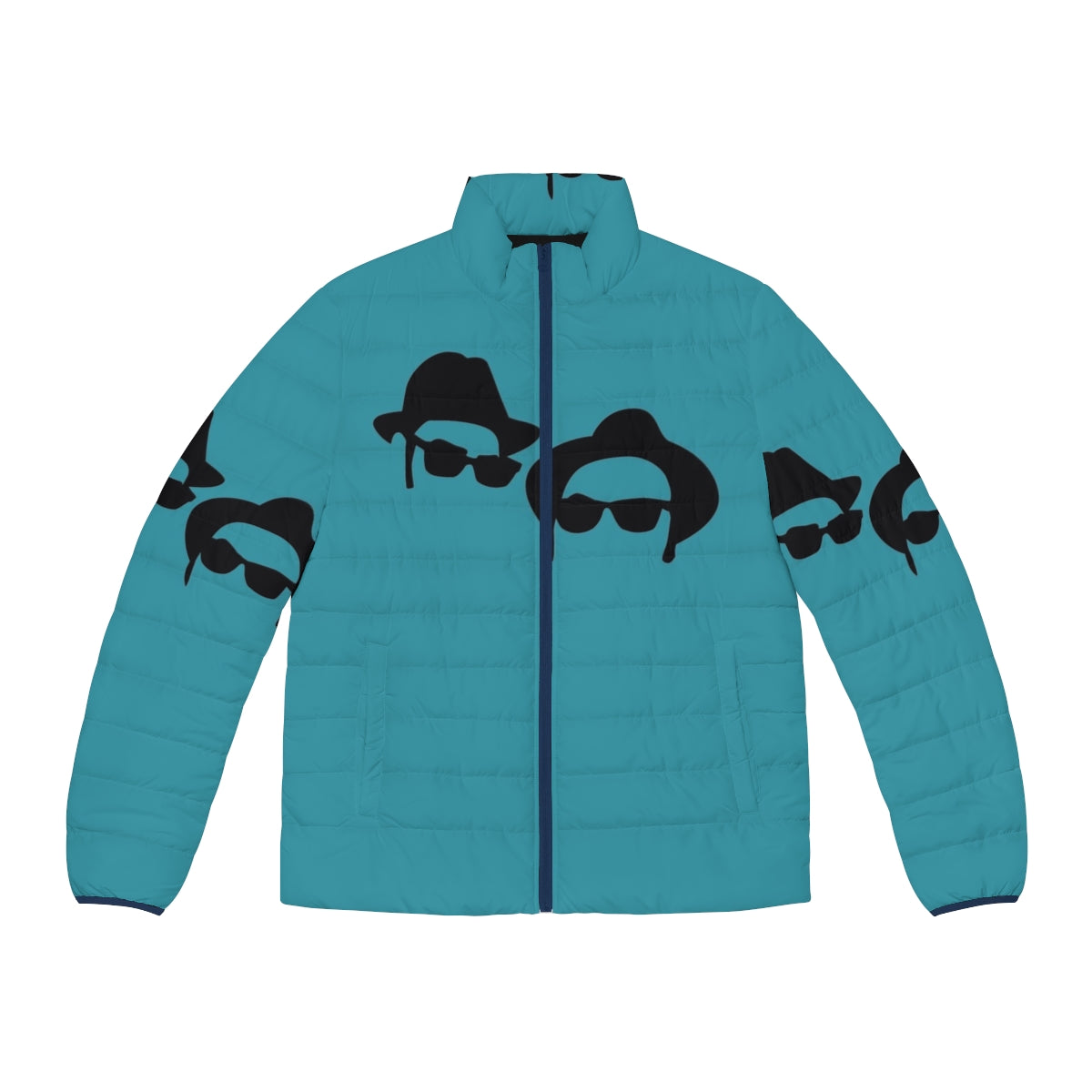 Elwood Jake Blues Brothers Puffer Jacket