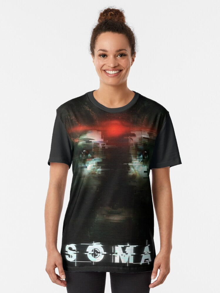 Soma graphic videogame gaming t-shirt - Women